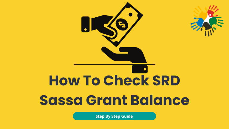 How To Check SRD Sassa Grant Balance